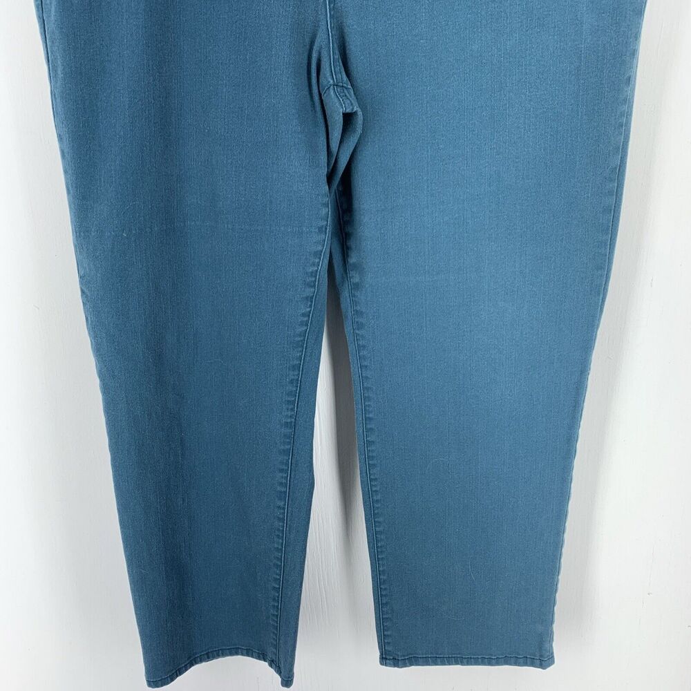 Catherine’s Women’s 22W Slimmer Classic Jeans Green Stretch Casual Comfort - Picture 3 of 8